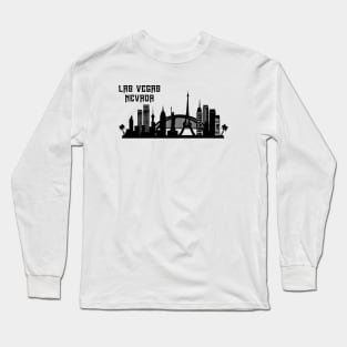 Las Vegas Nevada skyline Long Sleeve T-Shirt